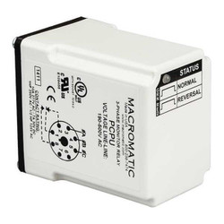 Macromatic Phase Monitor Relay,190-500VAC,Plug,SPDT PCPU