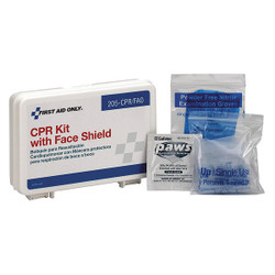 First Aid Only CPR Kit,Adult,White,4 Pieces 205-CPR/FAO