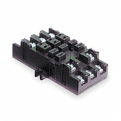 Omron Relay Socket, Square, 11 Pins, 30 A  PTF21PC
