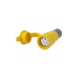 Hubbell Wiring Device-Kellems WT Strt Bld Cnr,Yllw,2P3W,Elstmr,5-15R HBL15W47A