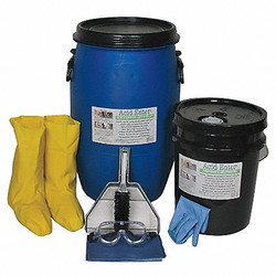 Acid Eater Neutralizing Spill Kit,15 gal.,Granular 1006-015