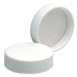 Wheaton Cap,38 mm Dia,White,PK72 239237