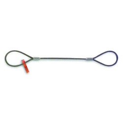 Lift-All Wire Rope Sling,6 ft L,2,800 lb Load Cap 38IEEX6