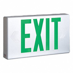 Cooper Lighting Exit Sign,Less Than 1.0W,Red,1 or 2 LPX7