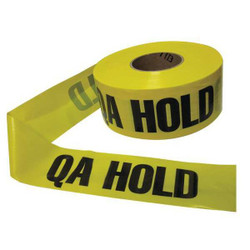Manufacturer Varies Barricade Tape, Yellow, 1,000 ft L, 3 in 28074   3 X 1000'L