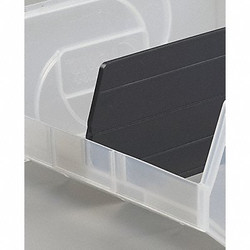 Lewisbins Divider,4 3/8,Black,6,PK6  DPB10-5 Div