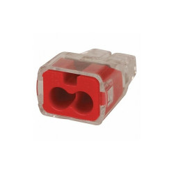 Ideal Push-In Connector,Red,18AWG,12AWG,PK5000 30-1632