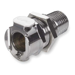 Colder Panel Mount Coupler,Chrome Plated Brass LCD15004