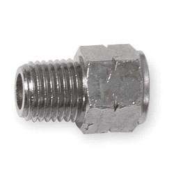 Aignep Usa Adapter, Nickel-Plated Brass, 1/4 in 82241N-04-04