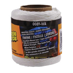 Sim Supply Twine,1/16 in Dia. x 250 ft L,20 lb  89-WA