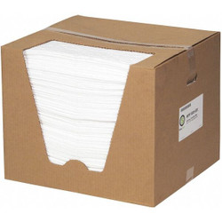 Spilltech Absorbent Pad,Oil-Based Liquids,PK100 WPF100H-BX