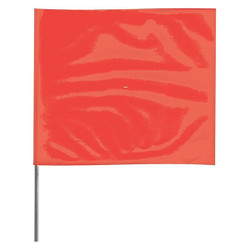Manufacturer Varies Marking Flag, 36", Glo Red,PVC,PK100 2336RG-200