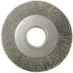 Weiler Crimped Wire Wheel Brush,Arbor,0.020 in. 06620