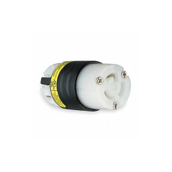 Legrand GrdMntrLckCon,Strt;15A;BlkWht,Nyl,L7-15R PSL715CGCM