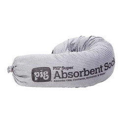 Pig Absorbent Sock,Universal,1 ft. 9" L,PK48 PIG211