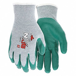 Mcr Safety Coated Gloves,Cotton/Polyester,L,PR FT350L