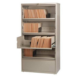 Hirsh Lateral File Cabinet,68 5/8 in H,Steel 17901