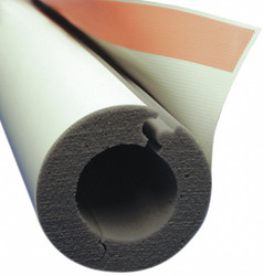 Pipe Ins.,Melamine,1-5/8 in. ID,4 ft.