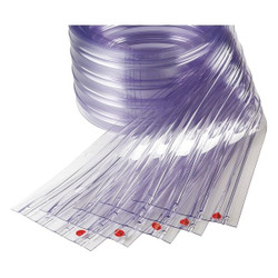 Tmi Replacement Strips,Ribbed,12in,Clear,PK5 999-00012