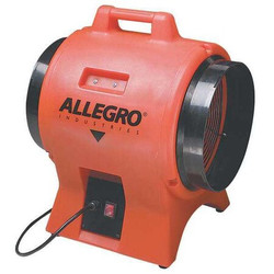 Allegro Industries Confined Space Fan,Orange,14" W  9539-12