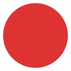 Incom Floor Tape,Red,6 inx6 in,Circle,PK25 LM190R