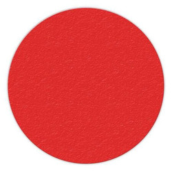 Incom Mfg Floor Tape,Red,6 inx6 in,Circle,PK25  LM190R