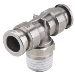 Smc Branch Tee,3/8 in.,316SS KQG2T11-N03S