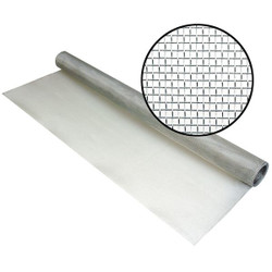 Phifer Screen, Roll, 50 ft L, 6 ft W, Silver 3000778