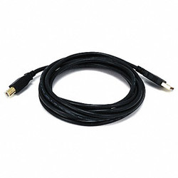Monoprice USB 2.0 Cable,10 ft.L,Black 5439