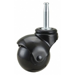 Sim Supply Ball-Wheel Grip-Neck Stem Caster,2"  19YX25