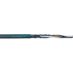 Chainflex Control Cable, 16 AWG, Green, PVC, 25 ft CF5-15-12-25