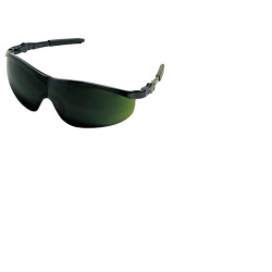 ST1 Series Protective Eyewear, Green Lens, Polycarbonate, Filter 5.0, Black Frame