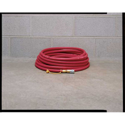 3m Airline Hose,50 ft Hose L,Red W-3020-50