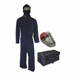 Oberon Arc Flash Suit Kit,Navy Blue,XL TCG2P-CKE-NB-XL