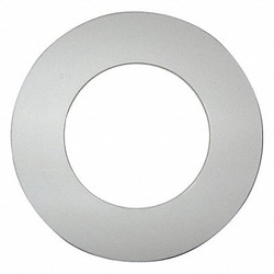 Sim Supply Flange Gasket,1 in.,1/8 in.,White,PTFE  24SH-RG-0150-125-0100