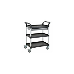 Global Industrial Utility Cart 3 Shelves 1 Drawer 440 lb. Cap 26""L x 17""W x 39