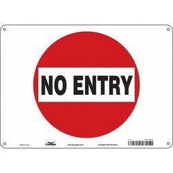 Condor Safety Sign,10 inx14 in,Polyethylene 480H08