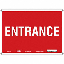 Condor Safety Sign,10 in x 14 in,Aluminum 480K50