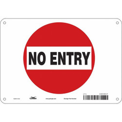 Condor Safety Sign,7 inx10 in,Polyethylene 480H07