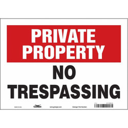 Condor Safety Sign,10 inx14 in,Vinyl 473M22