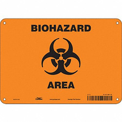 Condor Safety Sign,7 inx10 in,Polyethylene 447W44