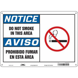Condor Safety Sign,10 inx14 in,Aluminum 474V12