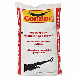 Condor Granular Clay Floor Absorbent,50 lb.,Bag 35UX87