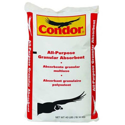 Condor Granular Clay Floor Absorbent,40 lb.,Bag 35UX86