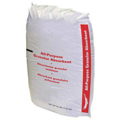 Condor Granular Clay Floor Absorbent,25 lb.,Bag 35UX85