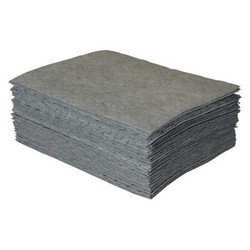 Condor Absorbent Pad,Universal,Gray,PK50  35ZP93