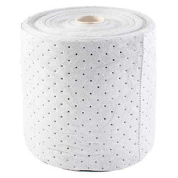 Condor Absorbent Roll,Oil-Based Liquids,White 35ZR37