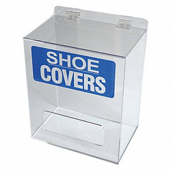 Condor Shoe/Boot Cover Dispenser,Clear/Blue 30ZE63