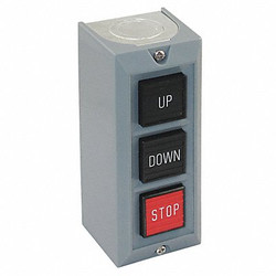 Dayton Push Button Control Station,Up/Down/Stop 20C799