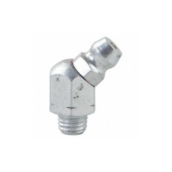 Westward Grease Fitting,45 Deg.,Stl,13/16" L,PK10 52NZ69